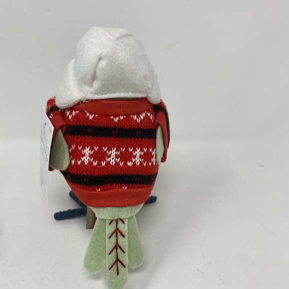 Target Wondershop 2022 Christmas Bird FIKA Featherly Friends Red Sweater Wreath - Picture 5 of 8